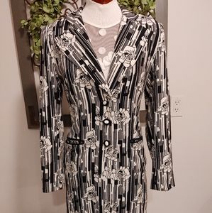 Stunning rose designed jacket.